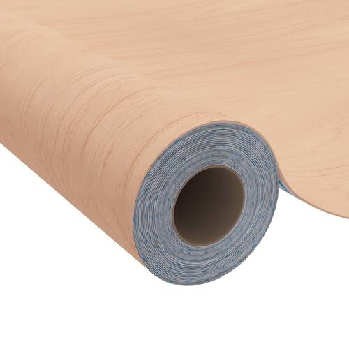 Selvklæbende folie til møbler 500x90 cm PVC lyst egetræ