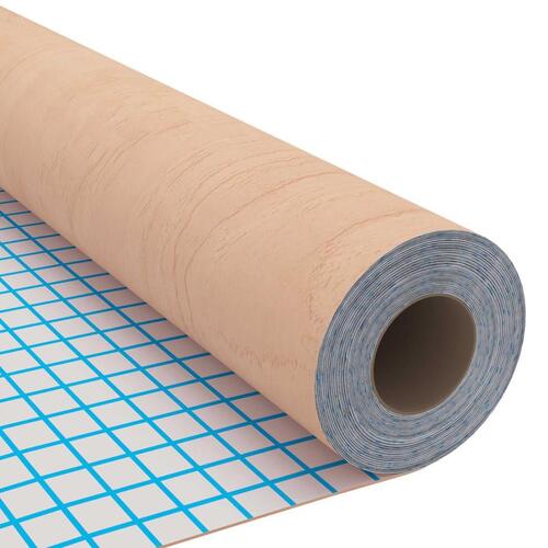 Selvklæbende folie til møbler 500x90 cm PVC lyst egetræ