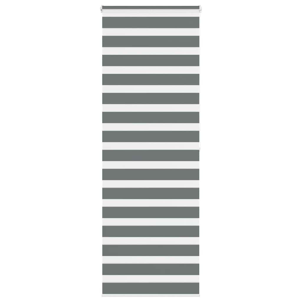 Zebragardin mørkegrå 80x200 cm stofbredde 75,9 cm polyester