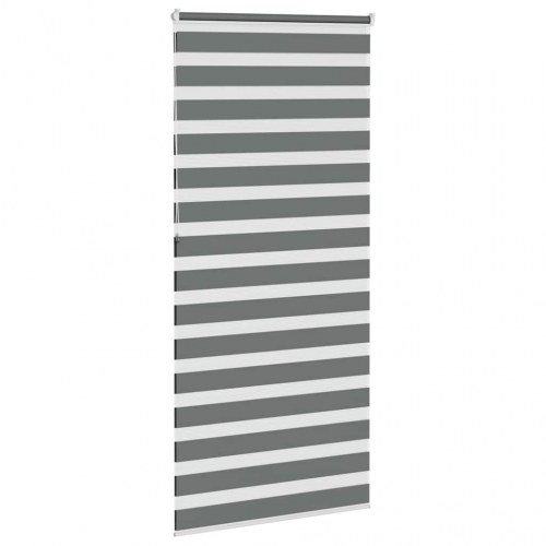 Zebragardin mørkegrå 110 x 230 cm