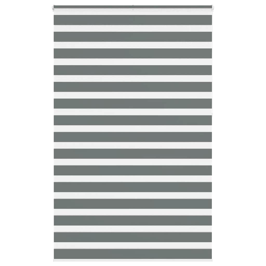 Zebragardin mørkegrå 140x230 cm stofbredde 135,9 cm polyester