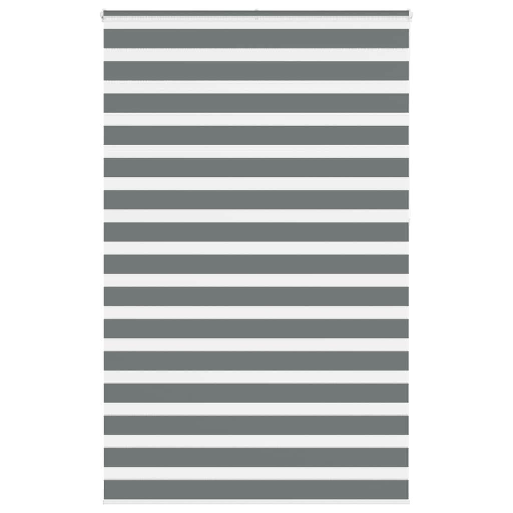 Zebragardin mørkegrå 150x230 cm stofbredde 145,9 cm polyester