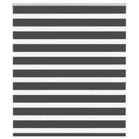 Zebragardin sort 130x100 cm stofbredde 125,9 cm polyester