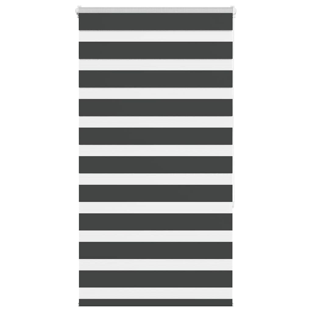Zebragardin sort 70x150 cm stofbredde 65,9 cm polyester