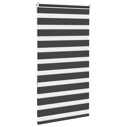 Zebragardin sort 70 x 150 cm