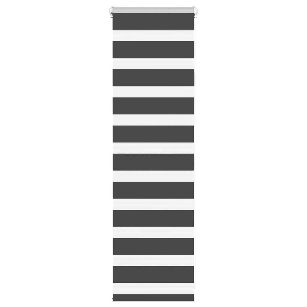 Zebragardin sort 45x100 cm stofbredde 40,9 cm polyester