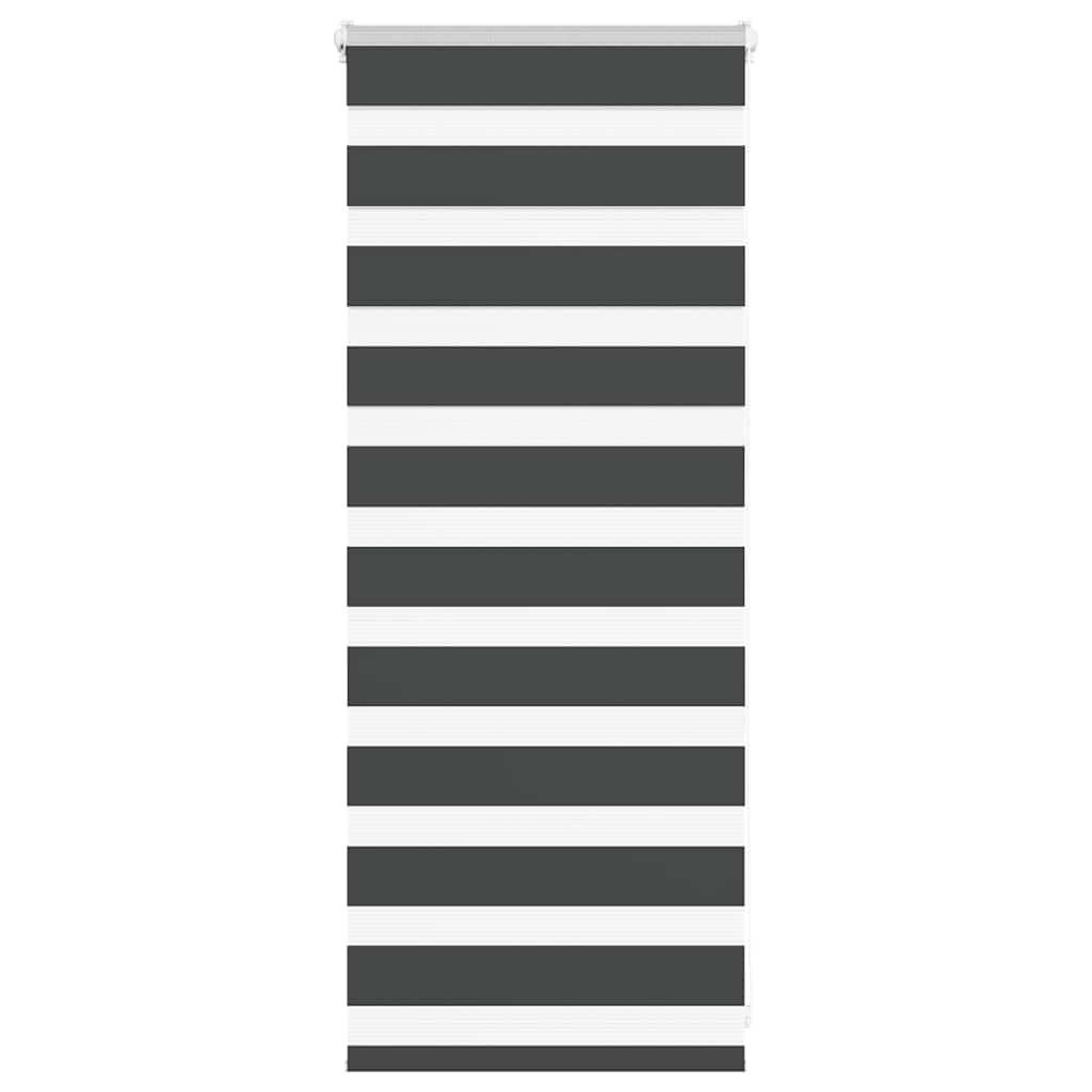 Zebragardin sort 60x100 cm stofbredde 55,9 cm polyester