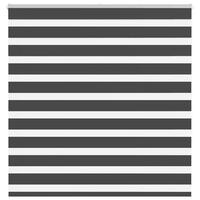 Zebragardin sort 140x150 cm stofbredde 135,9 cm polyester