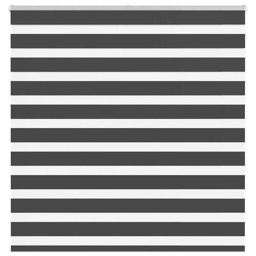 Zebragardin sort 140x150 cm stofbredde 135,9 cm polyester