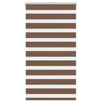 Zebragardin brun 85x100 cm stofbredde 80,9 cm polyester