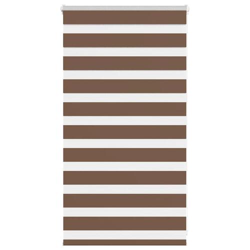 Zebragardin brun 85x100 cm stofbredde 80,9 cm polyester