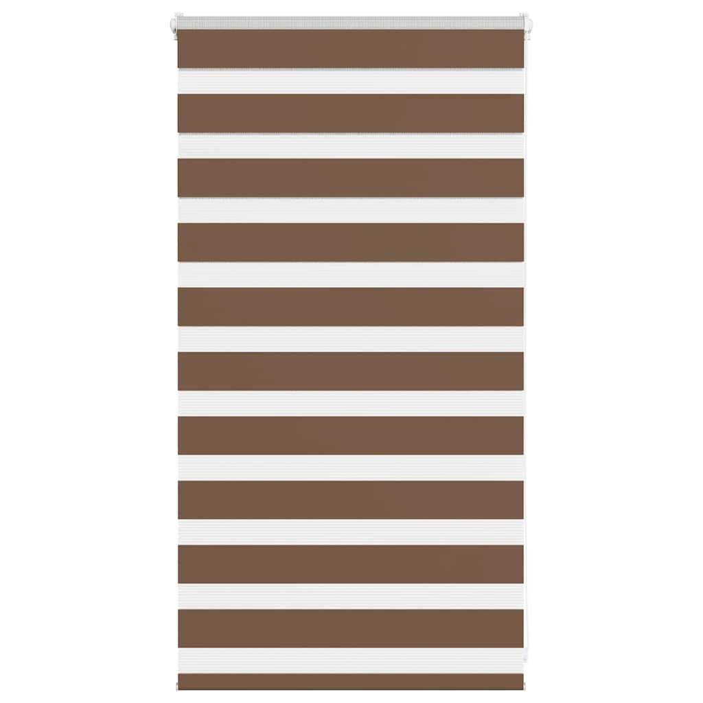 Zebragardin brun 85x100 cm stofbredde 80,9 cm polyester