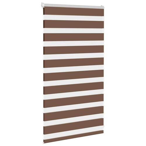 Zebragardin brun 85x100 cm stofbredde 80,9 cm polyester