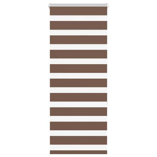 Zebragardin brun 60x150 cm stofbredde 55,9 cm polyester