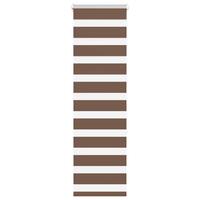 Zebragardin brun 40x150 cm stofbredde 35,9 cm polyester