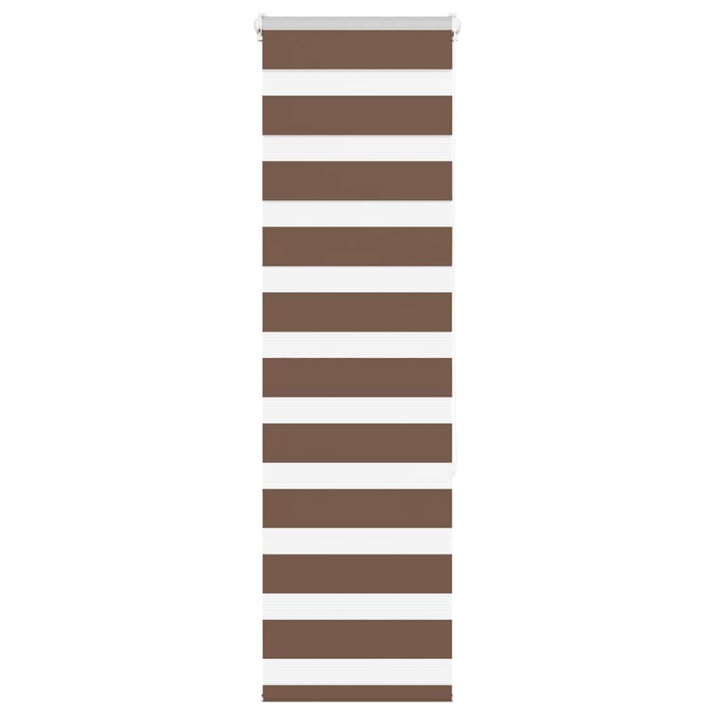 Zebragardin brun 40x150 cm stofbredde 35,9 cm polyester