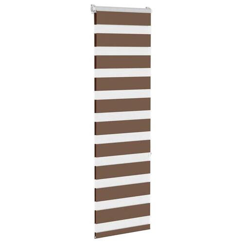 Zebragardin brun 40x150 cm stofbredde 35,9 cm polyester