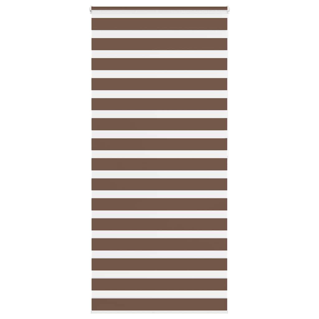 Zebragardin brun 100x200 cm stofbredde 95,9 cm polyester
