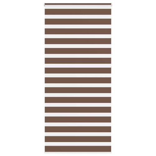 Zebragardin brun 105x230 cm stofbredde 100,9 cm polyester