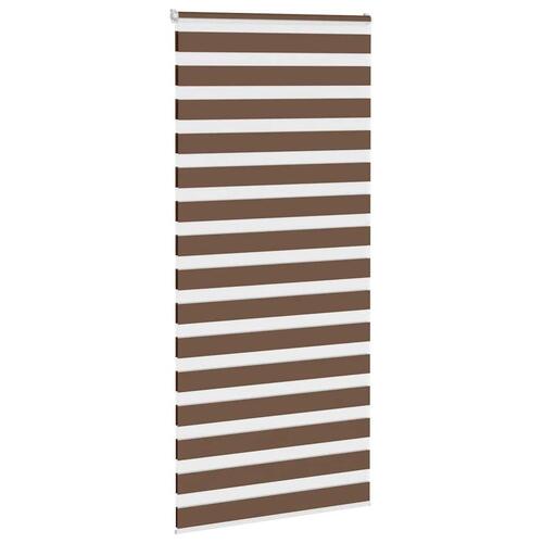 Zebragardin brun 105x230 cm stofbredde 100,9 cm polyester