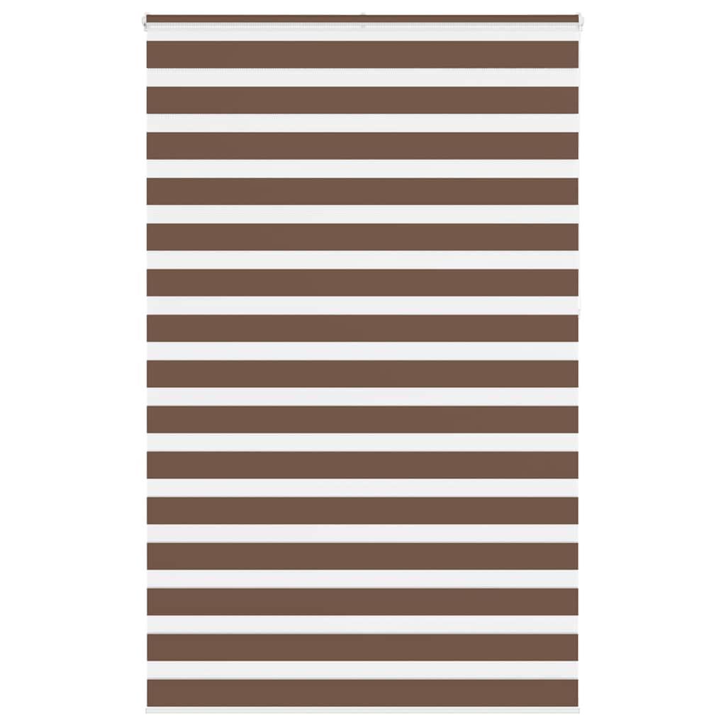 Zebragardin brun 140x230 cm stofbredde 135,9 cm polyester