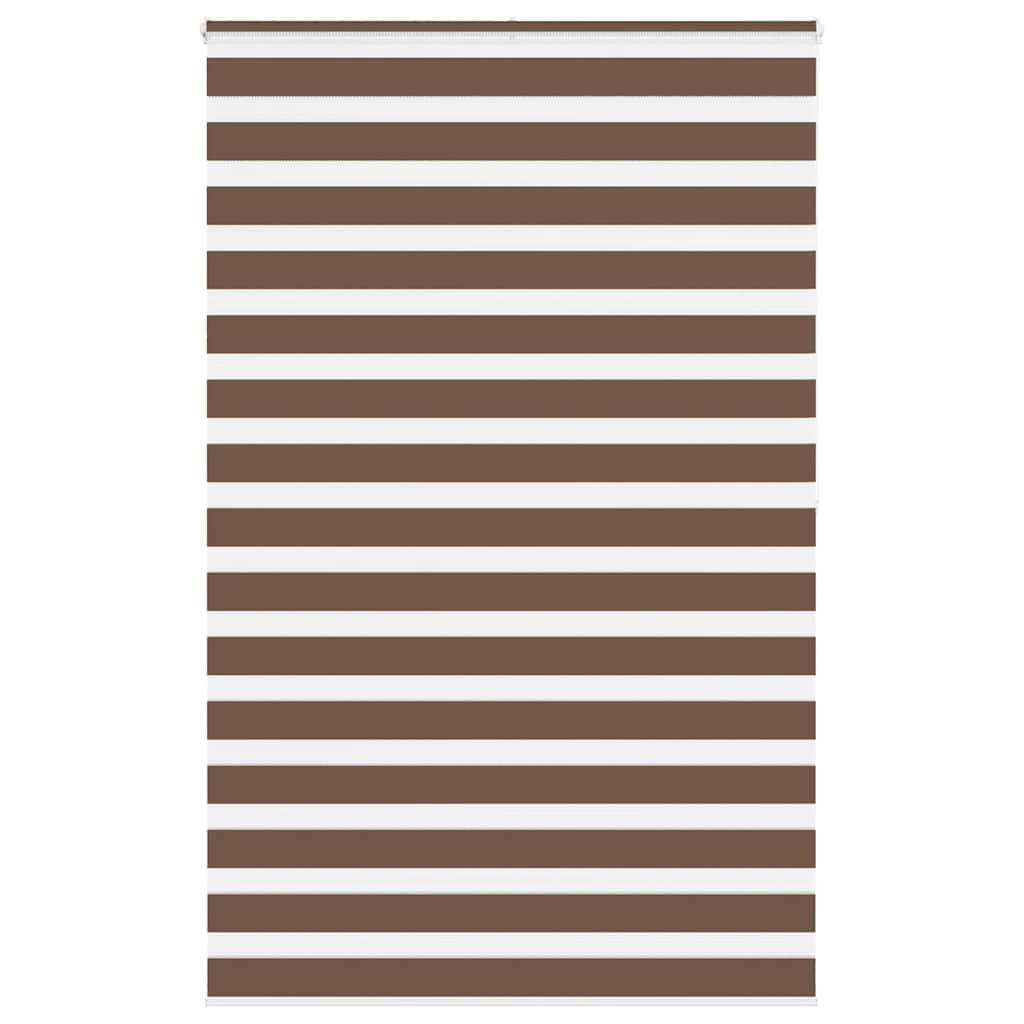 Zebragardin brun 140x200 cm stofbredde 135,9 cm polyester