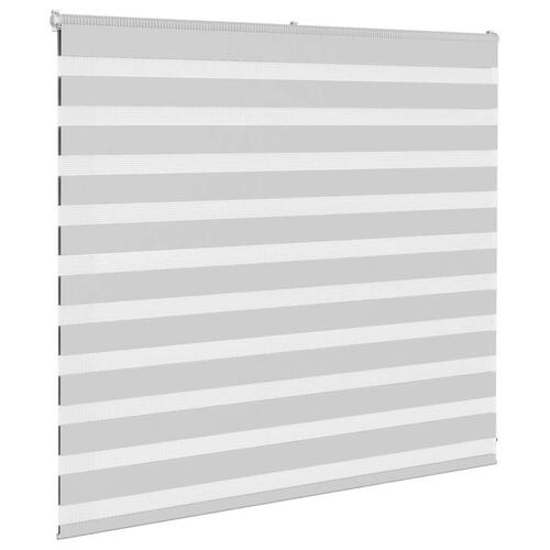 Zebragardin lysegrå 155x100 cm stofbredde 150,9 cm polyester