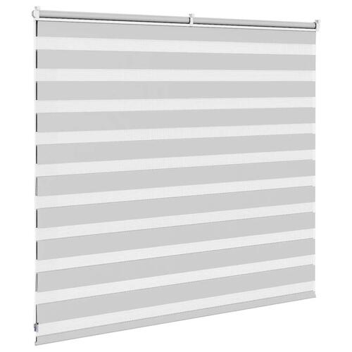 Zebragardin lysegrå 155x100 cm stofbredde 150,9 cm polyester
