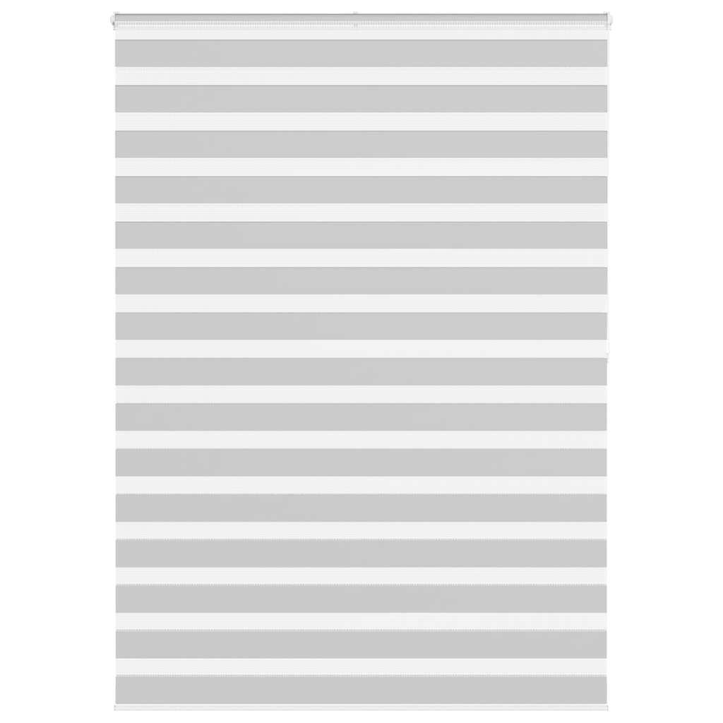 Zebragardin lysegrå 155x200 cm stofbredde 150,9 cm polyester