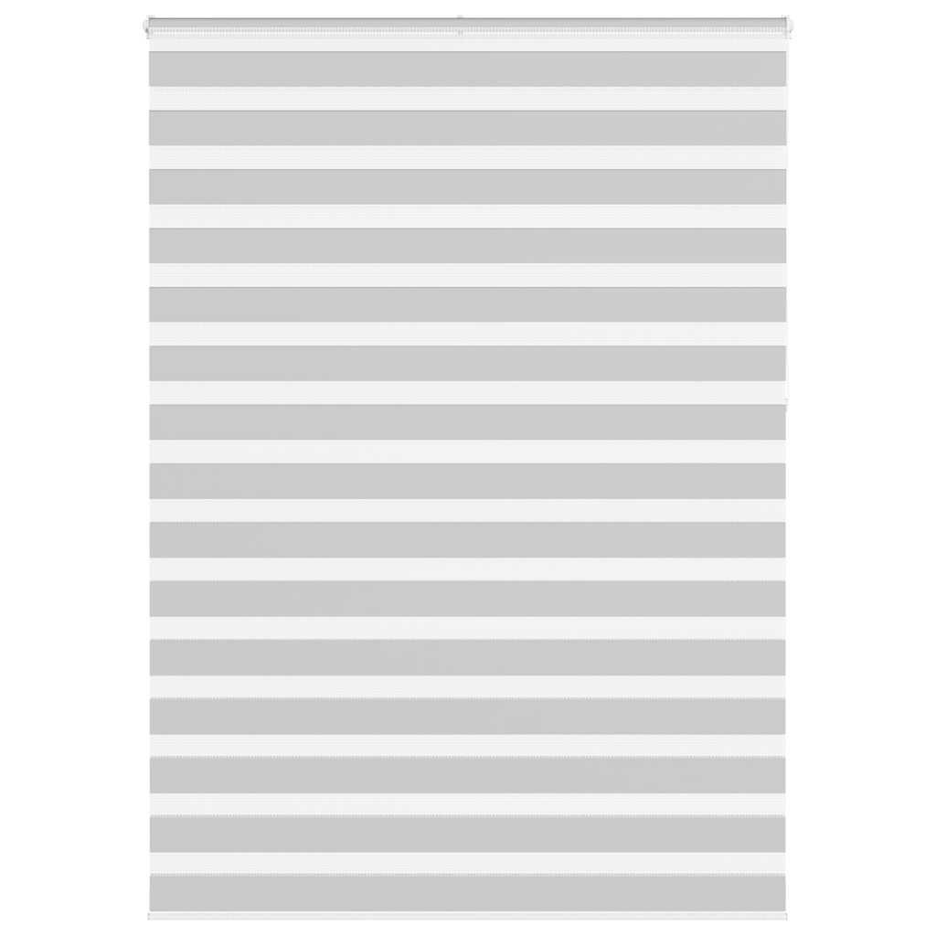 Zebragardin lysegrå 160x230 cm stofbredde 155,9 cm polyester