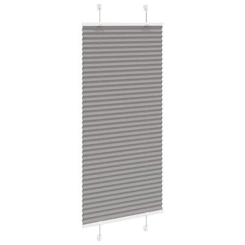 Plisségardin Antracit 60x100 cm Stofbredde 59,4 cm Polyester