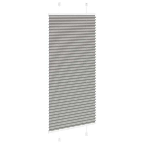 Plisségardin Antracit 60x100 cm Stofbredde 59,4 cm Polyester