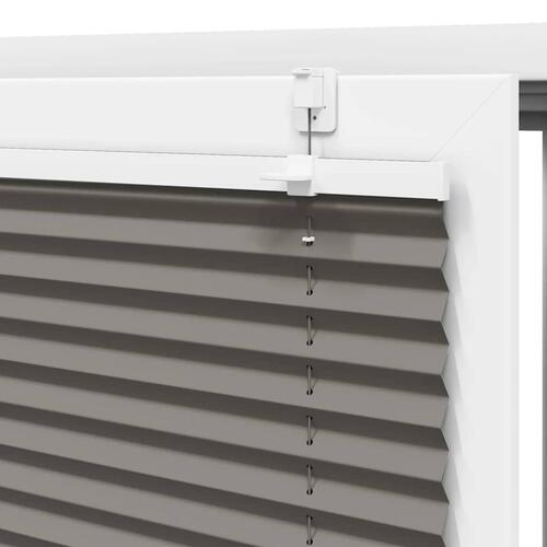 Plisségardin Antracit 60x100 cm Stofbredde 59,4 cm Polyester