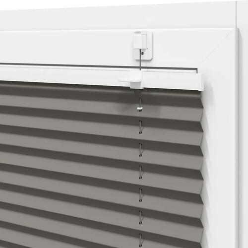 Plisségardin Antracit 60x100 cm Stofbredde 59,4 cm Polyester