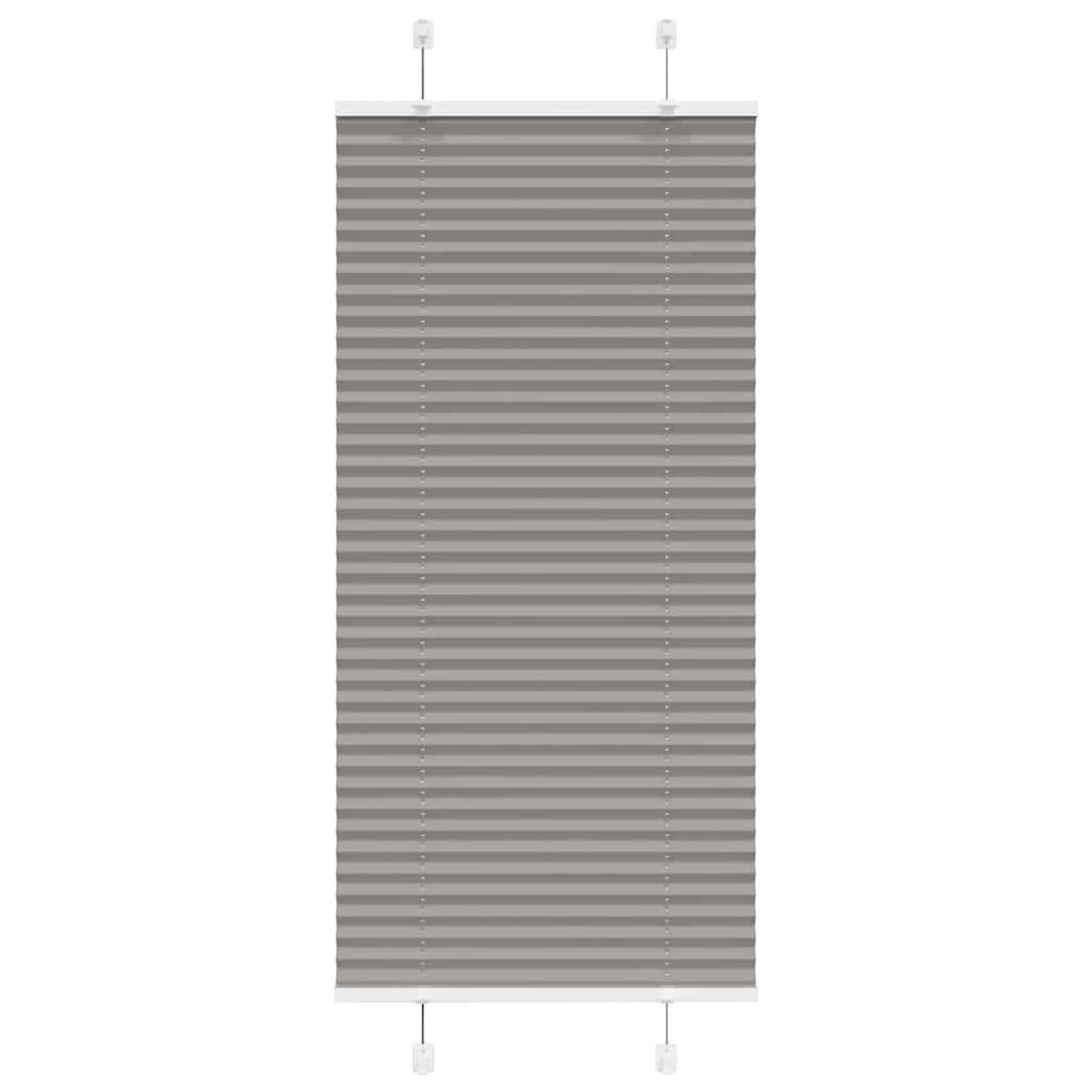 Plisségardin Antracit Stofbredde 49,4 Cm Polyester Antracitgrå - 60 x 150 cm