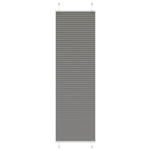 Plisségardin Antracit 60x200 cm Stofbredde 59,4 cm Polyester