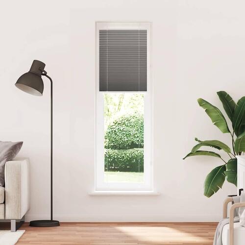 Plisségardin Antracit 60x200 cm Stofbredde 59,4 cm Polyester