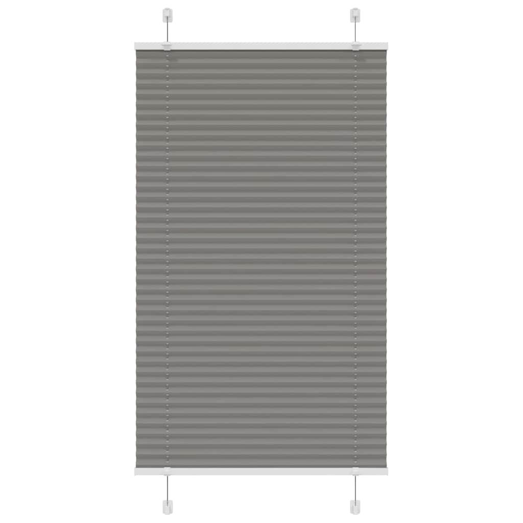Plisségardin Antracit 70x150 cm Stofbredde 69,4 cm Polyester billede