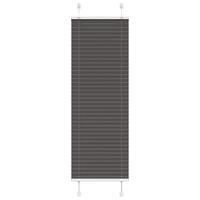 Plisségardin Sort 45x100 cm Stofbredde 44,4 cm Polyester