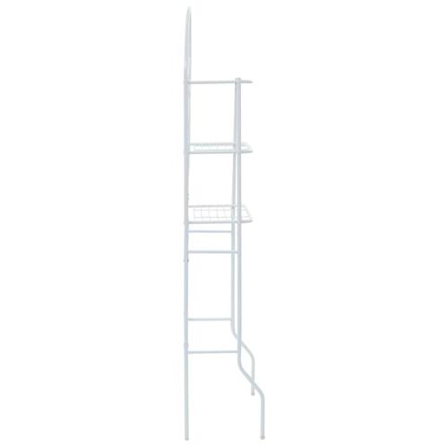 Badeværelsesstativ 60x33x174 cm hvid