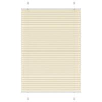 Plisségardin fløde 100x100 cm Stofbredde 99,4 cm Polyester
