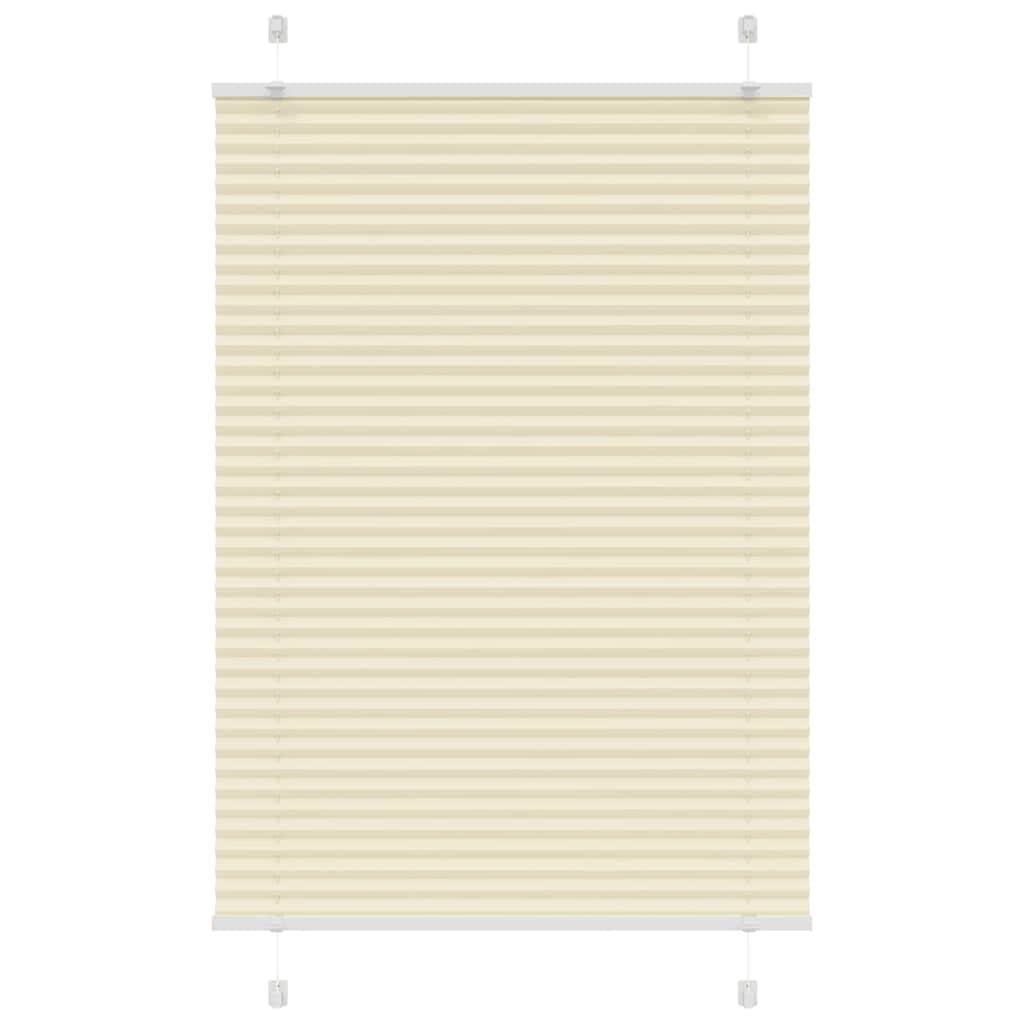 Plisségardin fløde 100x100 cm Stofbredde 99,4 cm Polyester