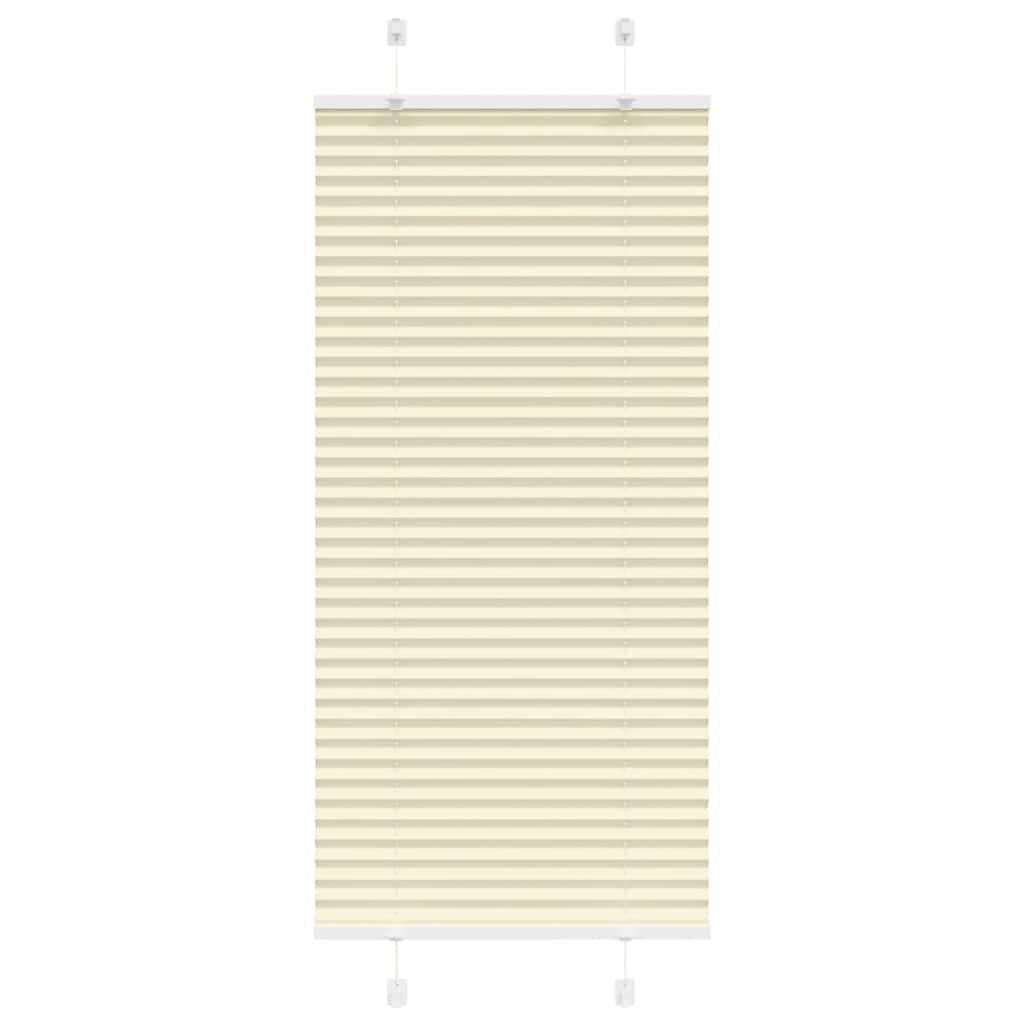 Plisségardin Fløde Stofbredde 64,4 Cm Polyester Creme - 55 x 100 cm