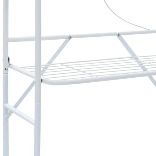 Badeværelsesstativ 60x33x174 cm hvid