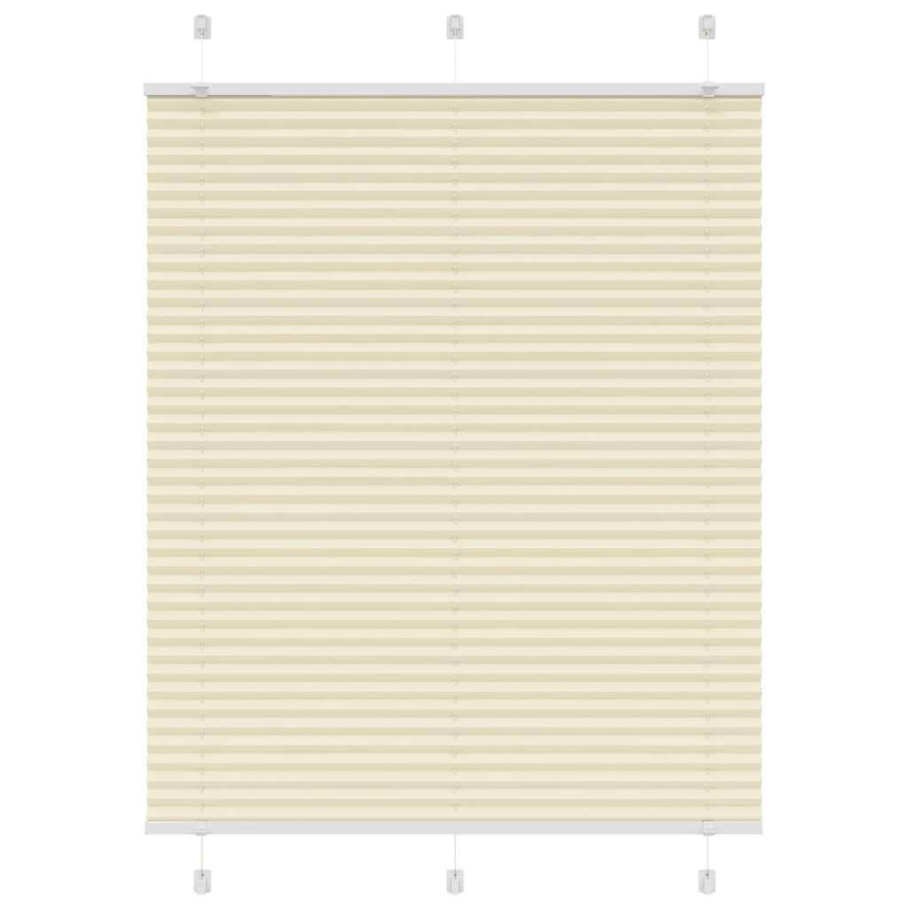 Plisségardin Fløde Stofbredde 64,4 Cm Polyester Creme - 110 x 150 cm