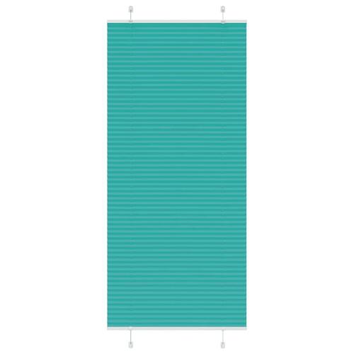 Plisségardin Benzin Grøn 85x200 cm Stofbredde 84,4 cm Polyester