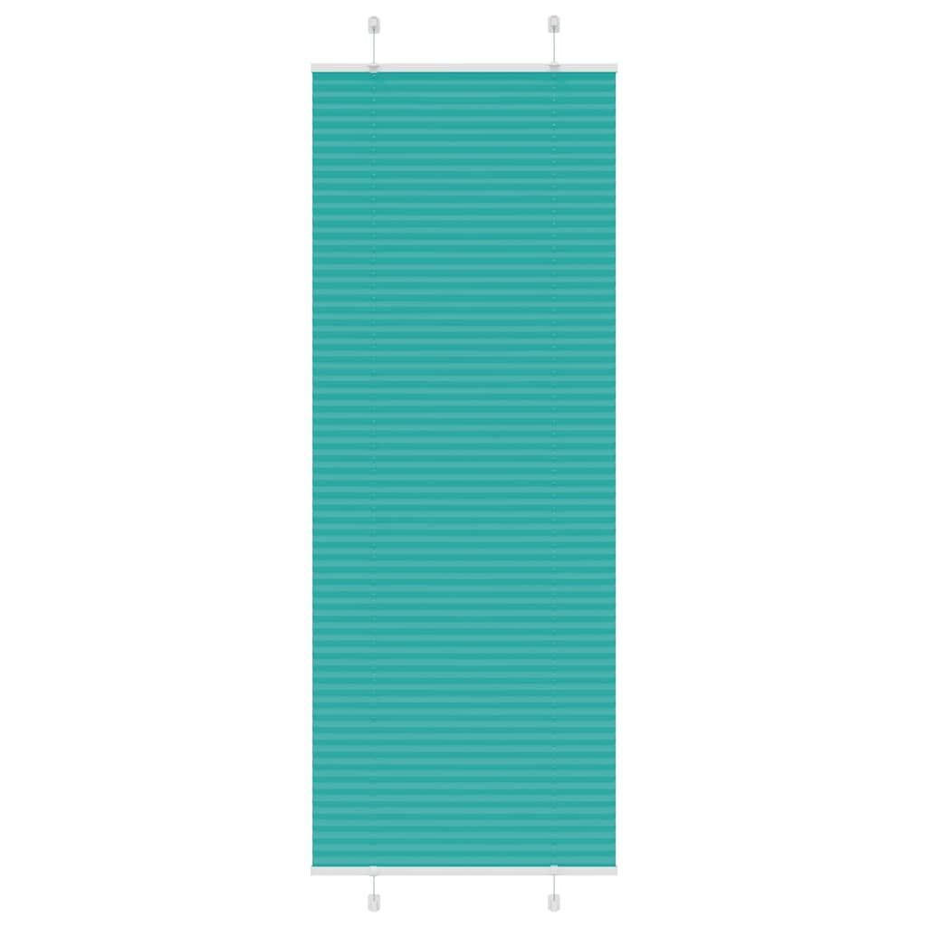 Plisségardin Benzin Grøn 75x200 cm Stofbredde 74,4 cm Polyester