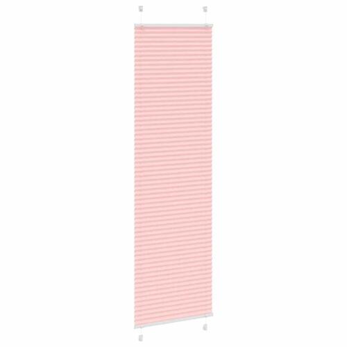 Plisségardin Lyserød 65x200 cm Stofbredde 64,4 cm Polyester