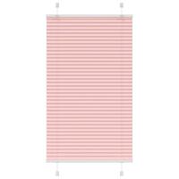 Plisségardin Lyserød 75x150 cm Stofbredde 74,4 cm Polyester