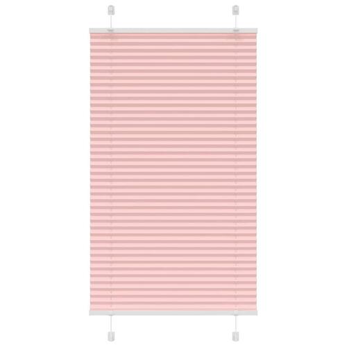 Plisségardin Lyserød 75x150 cm Stofbredde 74,4 cm Polyester
